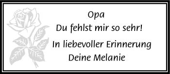 Traueranzeige von Oswald Träger von Frankenpost