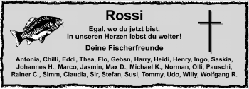 Traueranzeige von Rossi Na von Frankenpost