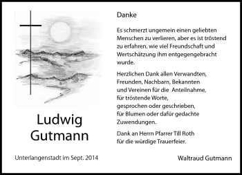 Traueranzeige von Ludwig Gutmann von Neue Presse Coburg