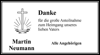 Traueranzeige von Martin Neumann von Frankenpost