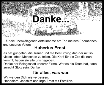 Traueranzeige von Hubertus Ernst von Neue Presse Coburg