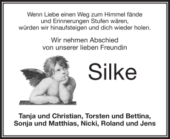 Traueranzeige von Silke Schindler von Frankenpost