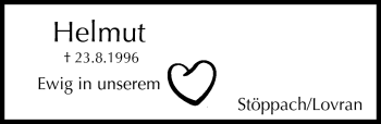 Traueranzeige von Helmut  von Neue Presse Coburg