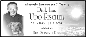 Traueranzeige von Udo Fischer von Neue Presse Coburg