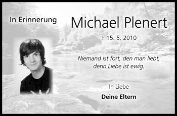 Traueranzeige von Michael Plenert von Neue Presse Coburg