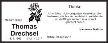 Traueranzeige von Thomas Drechsel von Frankenpost