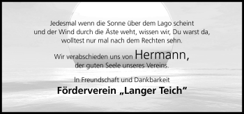 Traueranzeige von Hermann Seidel von Frankenpost