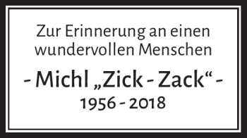 Traueranzeige von Michl VA von Neue Presse Coburg