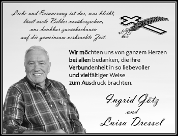 Traueranzeige von Hilmar Götz von Neue Presse Coburg