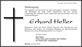 Traueranzeige von Rita Heller von Südthüringer Presse