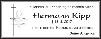 Traueranzeige von Hermann Kipp von Frankenpost