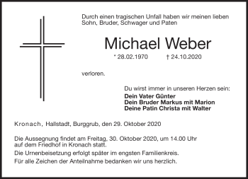 Traueranzeige von Michael Weber von Neue Presse Coburg