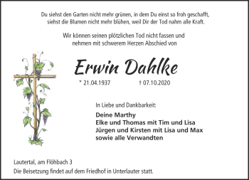 Traueranzeige von Elke Brasch von Neue Presse Coburg
