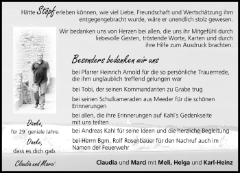 Traueranzeige von Stefan Malicke von Neue Presse Coburg