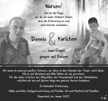 Traueranzeige von Dennis Penquitt von Südthüringer Presse