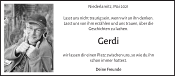 Traueranzeige von Gerdi Na von Frankenpost