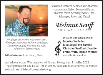 Traueranzeige von Helmut Senff von Neue Presse Coburg