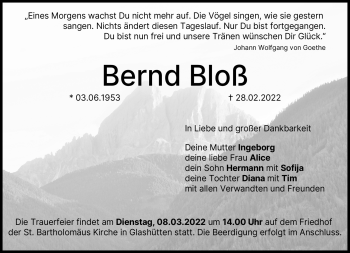 Traueranzeige von   von Neue Presse Coburg
