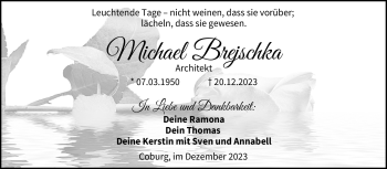 Traueranzeige von Michael Brejschka von Neue Presse Coburg