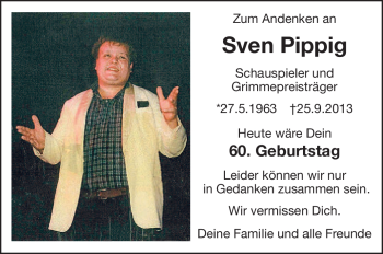 Traueranzeige von Sven Pippig von Frankenpost