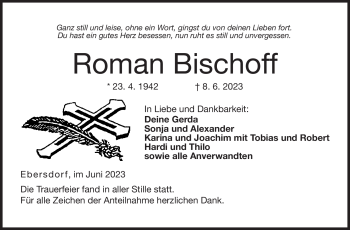 Traueranzeige von Roman Bischoff von Neue Presse Coburg