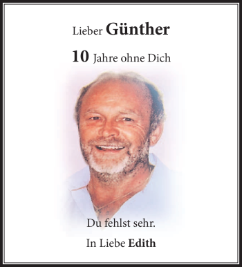 Traueranzeige von Günther Hohnhausen von Neue Presse Coburg