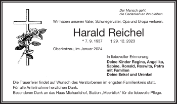 Traueranzeige von Harald Reichel von 80048