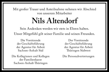 Traueranzeige von Nils Altendorf von 80048