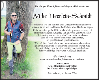 Traueranzeige von Mike Heerlein-Schmidt von 80048