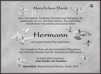 Traueranzeige von Hermann Krehan von 80048