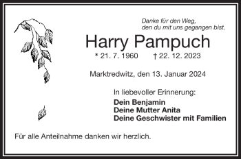 Traueranzeige von Harry Pampuch von 80048