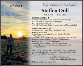 Traueranzeige von Steffen Döll von 80048