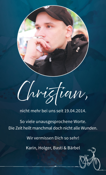 Traueranzeige von Christian Berbalk von Südthüringer Presse