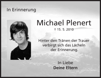 Traueranzeige von Michael Plenert von Neue Presse Coburg
