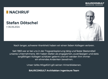 Traueranzeige von Stefan Dötschel von Neue Presse Coburg
