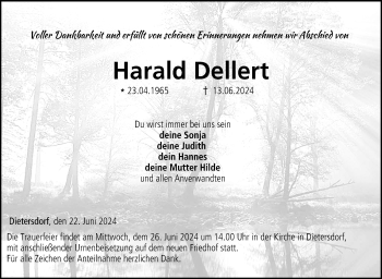Traueranzeige von Harald Dellert von Neue Presse Coburg