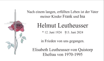 Traueranzeige von Helmut Leutheusser von Neue Presse Coburg